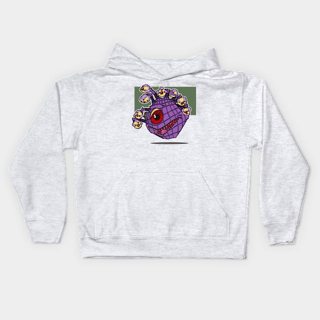 Beholder Kids Hoodie by RichCameron